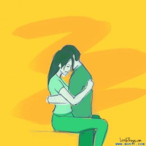 情侣睡觉各种抱法图片