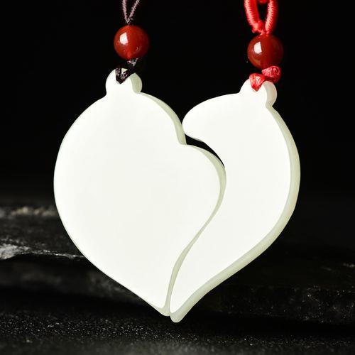 情侣玉吊坠图片大全 情侣玉佩吊坠图片