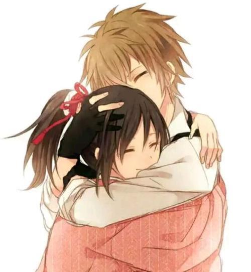 情侣拥抱动漫图 情侣拥抱动漫图片唯美