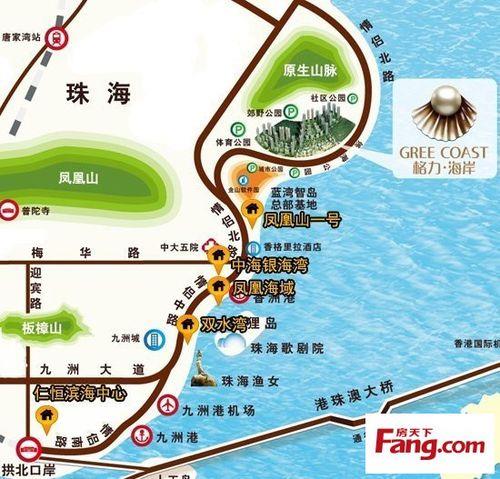 珠海情侣路路线图 珠海情侣路旅游攻略一日游