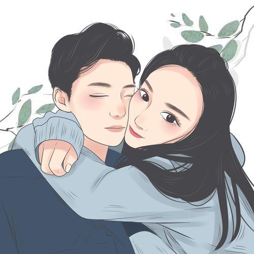 漫画图情侣 情侣卡通漫画图片