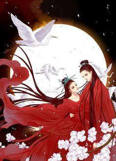 古装情侣背影图片 古装背影图片女生唯美