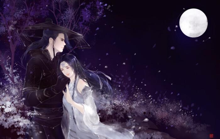 古装情侣背影图片 古装背影图片女生唯美