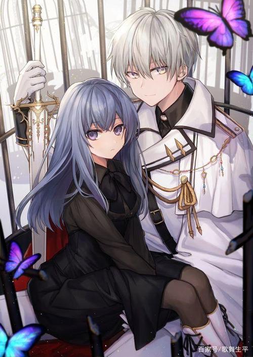 二次元图片情侣 二次元情侣头像图片