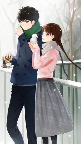 二次元图片情侣 二次元情侣头像图片