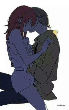 情侣暧昧图 情侣间的图片