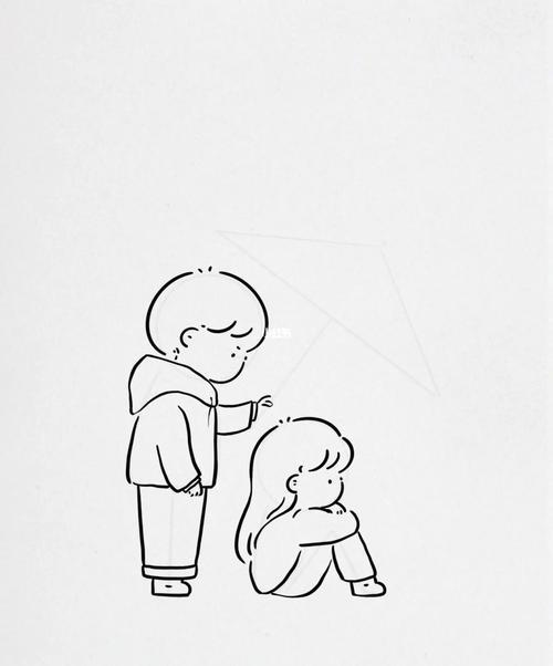 情侣画图片简笔画一对 简笔画图片大全情侣图片