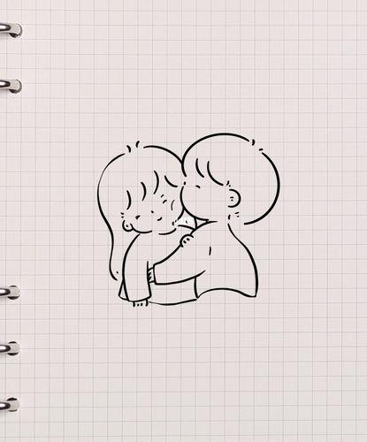 情侣画图片简笔画一对 简笔画图片大全情侣图片