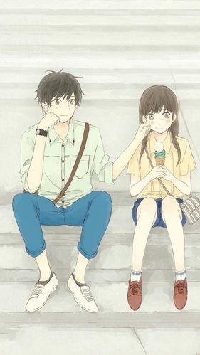 qq聊天背景图片情侣动漫 情侣qq聊天背景图片浪漫