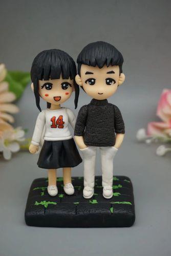 情侣手办图片 情侣图案卡通