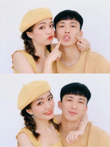 情侣自拍图 情侣的照片