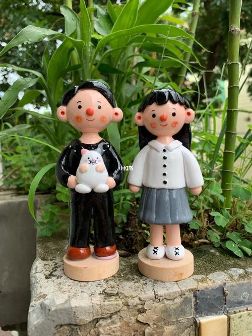 粘土情侣人偶图片大全 超轻粘土情侣娃娃可爱