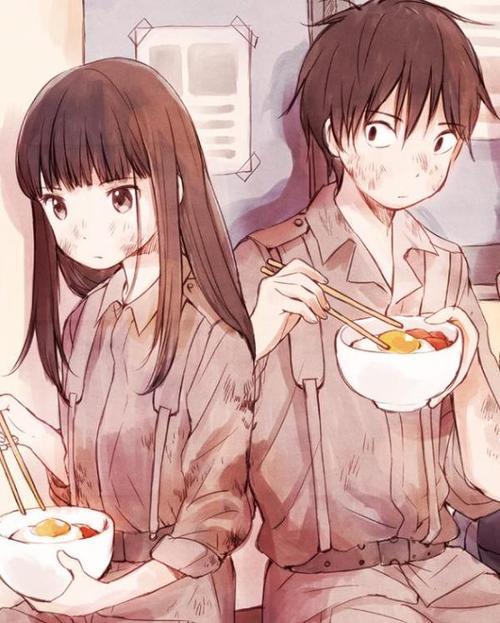 动漫情侣美图 动漫情侣图片