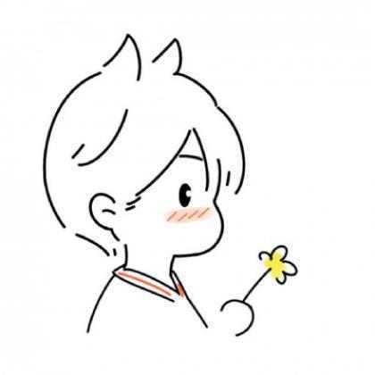 情侣图片手绘简约一对 情侣小图案手绘