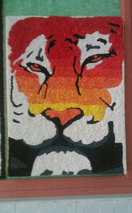 纸浆画情侣图片 纸浆画卡通图片