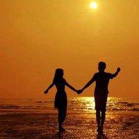 情侣太阳图片 阳光情侣图片