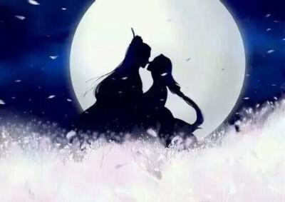 花前月下情侣图片 花前月下的图片