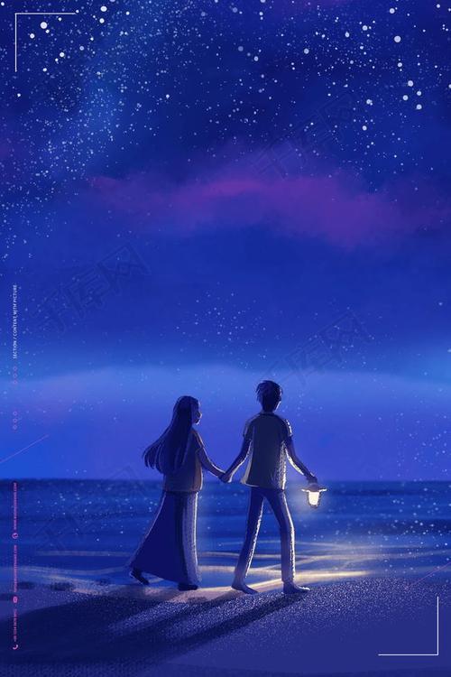 浪漫的情侣图片背景图 唯美图片浪漫情侣背景图片