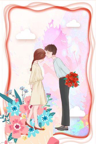 浪漫的情侣图片背景图 唯美图片浪漫情侣背景图片