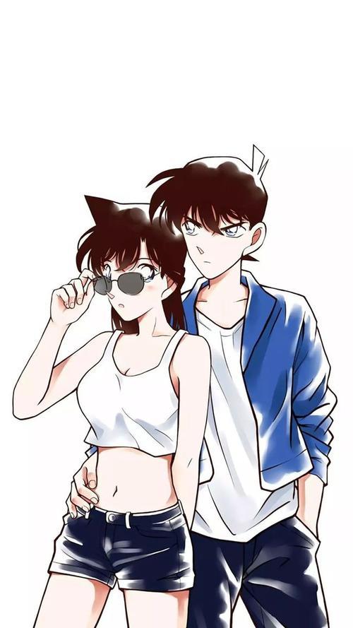 名侦探柯南情侣图片 名侦探柯南合照图片
