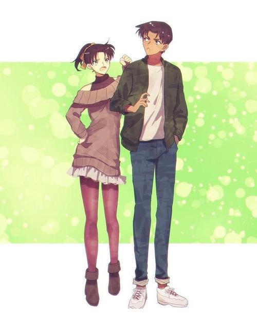 名侦探柯南情侣图片 名侦探柯南合照图片