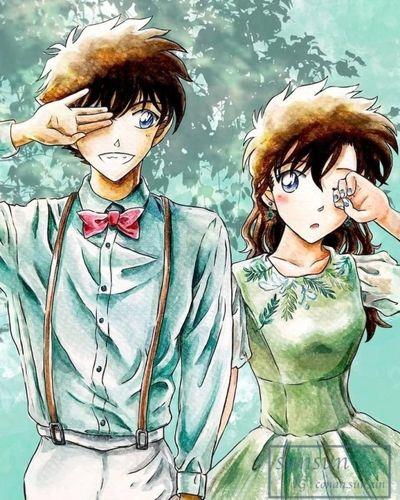 名侦探柯南情侣图片 名侦探柯南合照图片