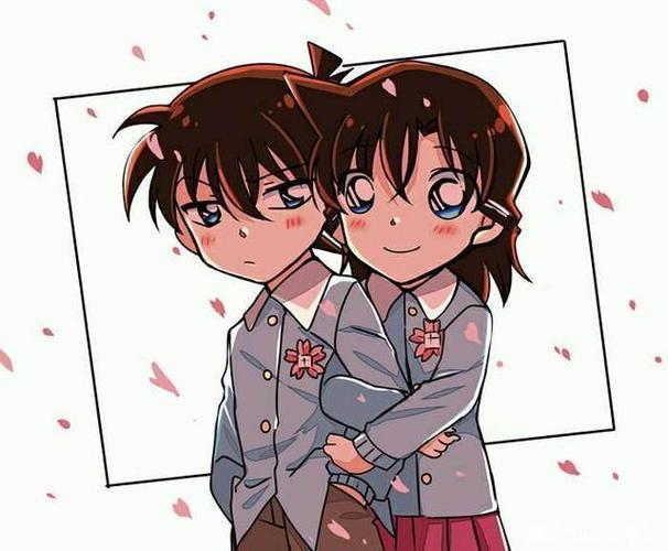 名侦探柯南情侣图片 名侦探柯南合照图片