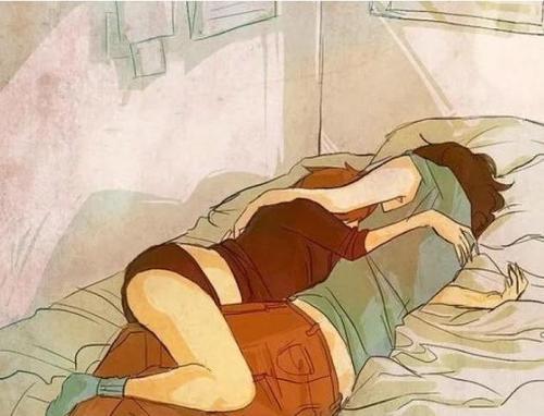 情侣睡姿图 情侣间的睡觉姿势