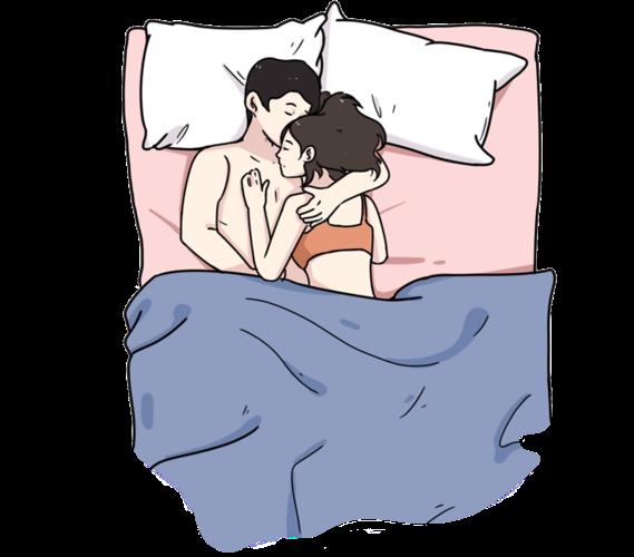 情侣睡姿图 情侣间的睡觉姿势