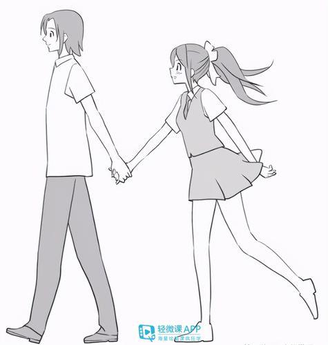 情侣动作图片 情侣的动作