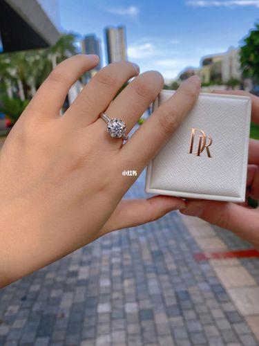 dr情侣钻戒图片及价格表 dr钻戒情侣款