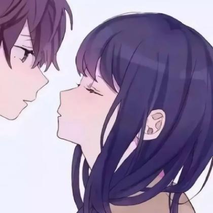 一人一半二次元情侣图 情头情侣双人二次元一人一半