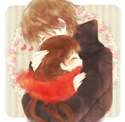 情侣温暖的怀抱图片 情侣拥抱温馨图片