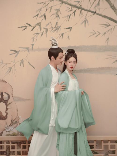 古装情侣图片唯美一对 古装两个人的图片情侣