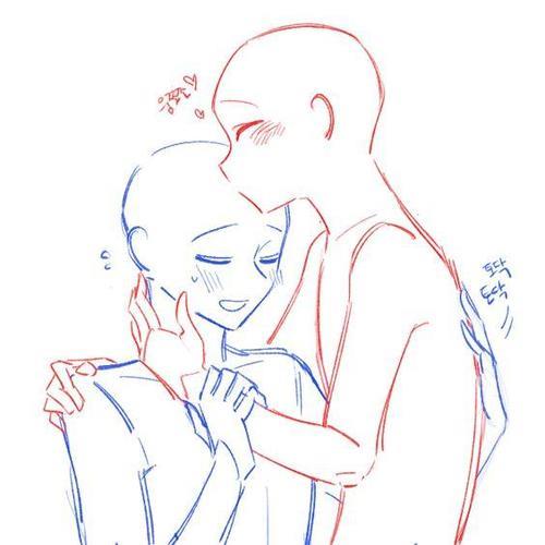 情侣绘画图片大全 画情侣图片大全简单又好看