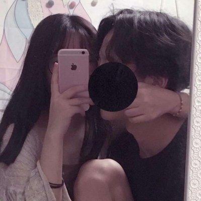 情侣脸对脸图片 情侣贴脸图片