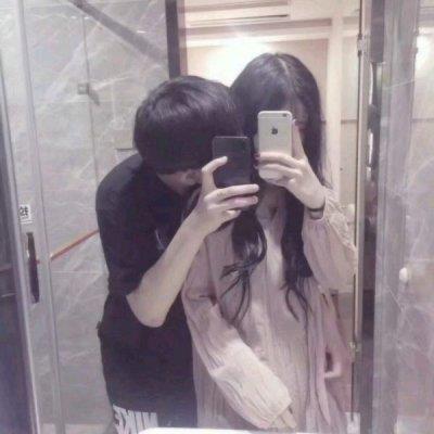 情侣脸对脸图片 情侣贴脸图片