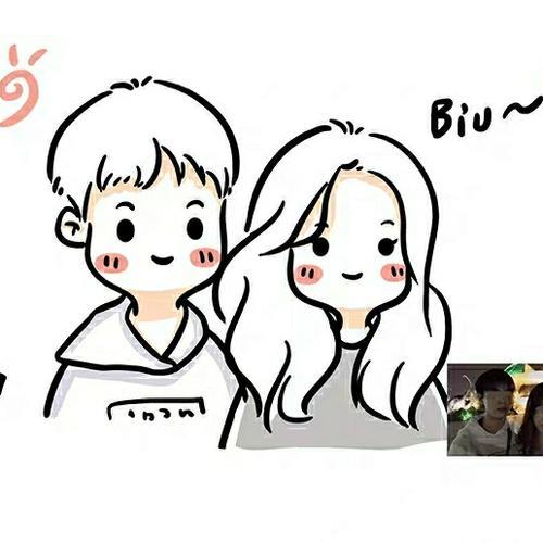 卡通情侣图片可爱 好看的情侣卡通图片