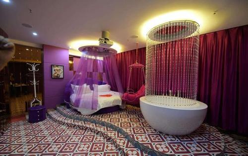 情侣酒店图片房间高清图 情侣宾馆装修效果图