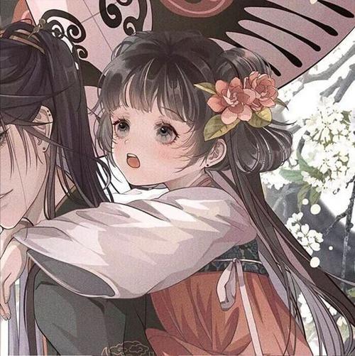 动漫古风情侣图片 古风双人动漫图片情侣图片