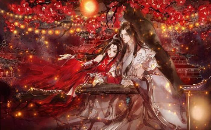 动漫古风情侣图片 古风双人动漫图片情侣图片