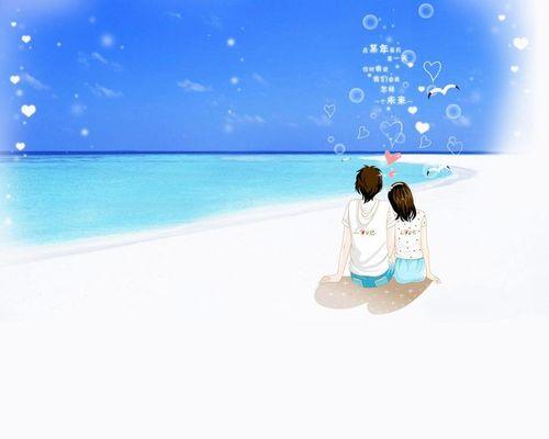 海边情侣背景图 海边风景图片情侣背影