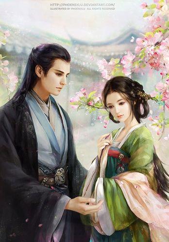 一对古装情侣图片 古装剧情侣图片