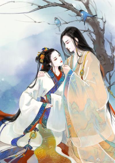 一对古装情侣图片 古装剧情侣图片