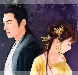 一对古装情侣图片 古装剧情侣图片