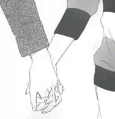 卡通情侣牵手图片 牵手图片情侣卡通