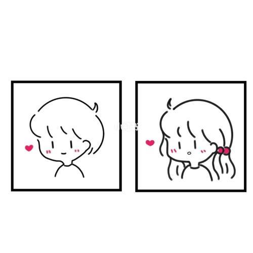 情侣绘画图片简笔画 画情侣的简笔画