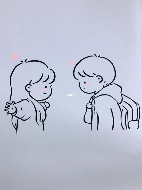 情侣绘画图片简笔画 画情侣的简笔画