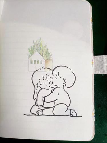 情侣绘画图片简笔画 画情侣的简笔画