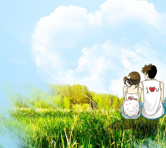 甜蜜卡通情侣图片 浪漫卡通情侣图片